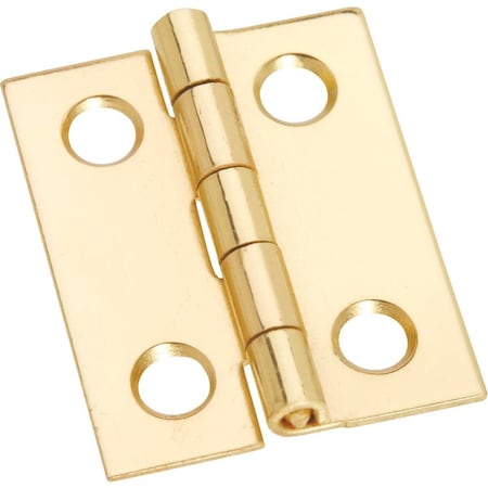 National 1 In. x 13/16 In. Medium Clear Coat Decorative Hinge N211284